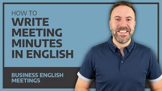 How To Write Meeting Minutes In English screenshot 3