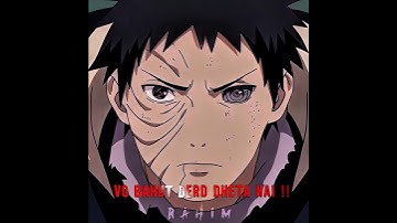 He Loved… But Never Got Love Back 💔 | Obito × Sajde | Sad Anime Edit