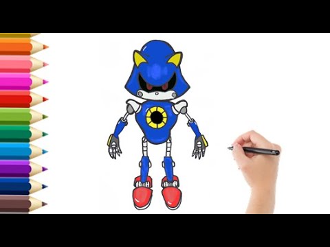 Como DESENHAR o METAL SONIC - Como DIBUJAR a METAL SONIC - How to DRAW METAL  SONIC 