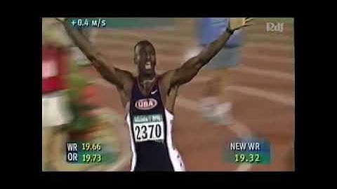 Sprint - 200 m. Olimpijski Finał z Rekordem Świata! Emocjonujący Polski komentarz. Atlanta 1996