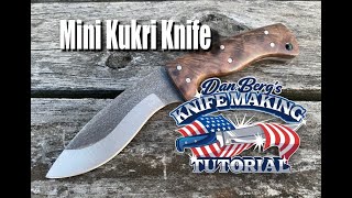 DIY Guide: Crafting Your Own Mini Kukri Knife - Step-by-Step Tutorial