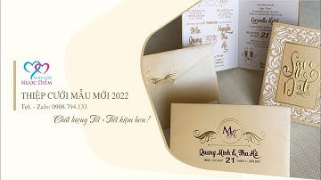 Thiệp Cưới Mẫu Mới 2022 - Phần 2 | Thiệp Cưới Ngọc Diễm