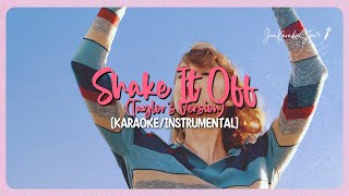 Video thumbnail of "Taylor Swift - Shake It Off (Taylor's Version) | Karaoke / Instrumental"
