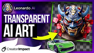 Leonardo AI TRANSPARENCY - New Ai Art feature!