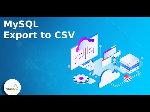 Export MySQL data