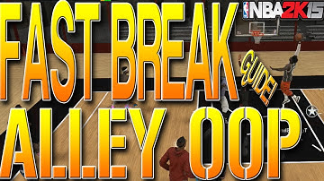 NBA 2K15 TIPS: Ultimate Alley Oop / Fast Break GUIDE! How To Throw Successful Oops EVERYTIME!