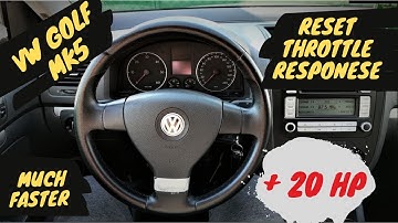 VW Golf MK5 1.9 TDI How To Reset Your Throttle For Better Performance