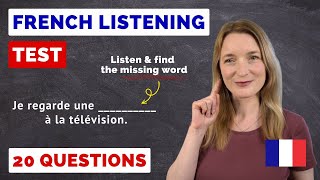 French Listening Test 🇫🇷 20 Questions❓