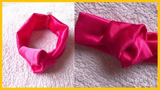 How to make turban headband (without sewing machine ) | diy knot |#diy