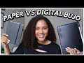 PAPER VS DIGITAL BULLET JOURNAL (pros + cons of each)