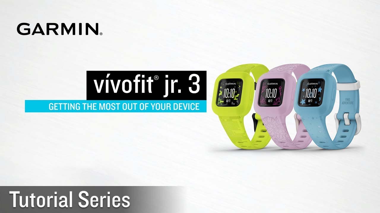 Tutorial - Garmin vívofit jr. 3 