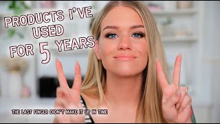 MAKEUP I'VE USED FOR FIVE YEARS | Samantha Ravndahl