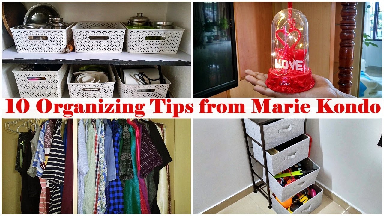 Marie Kondo Organization Tips