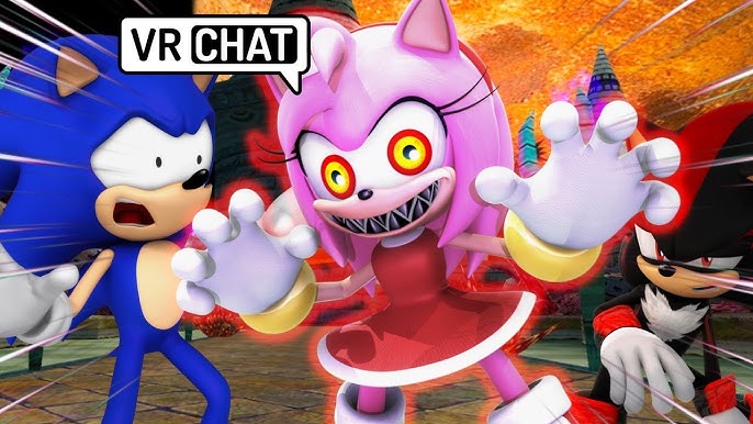 SONIC AND FRIENDS GO TRICK OR TREATING ON VR CHAT 