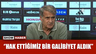 Şenol Güneş: ''Karara uyacağız ama sağlıklı ve doğru bulmadığımı söylüyorum'' | BJK 2-1 MKYS