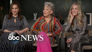 ⁣'Hocus Pocus 2' stars talk about reprising iconic witches | Nightline