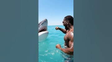 POV: Een haai valt de verkeerde toerist aan #haai #aanval #ai #pov #oceaan