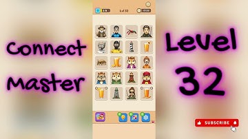 Connect Master - Match Puzzle Level 32 Walkthrough | Solutionguruji