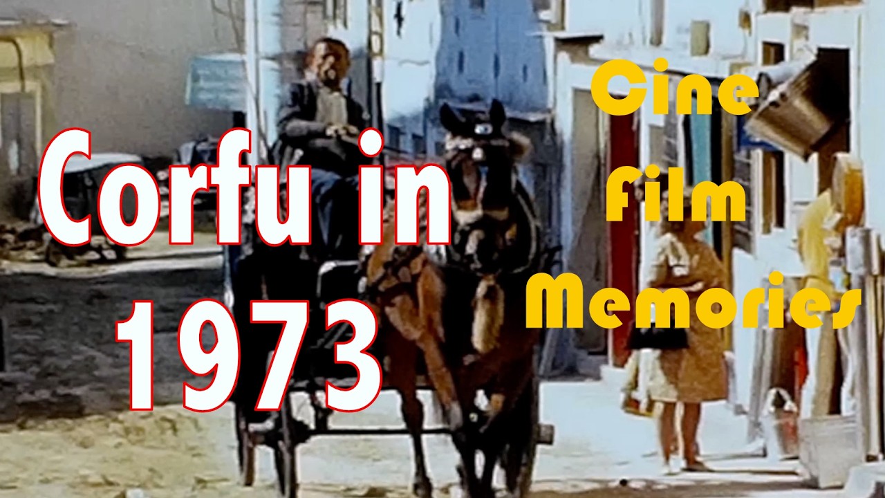 Corfu in the Early 1970's, Vintage Amateur Cine Film