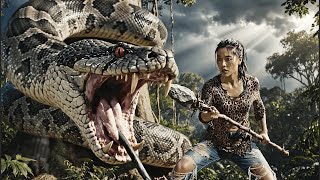 A Girl Alone Surviving In The Forest Part 1 | Giant Snake Attacks A Girl inThe Jungle