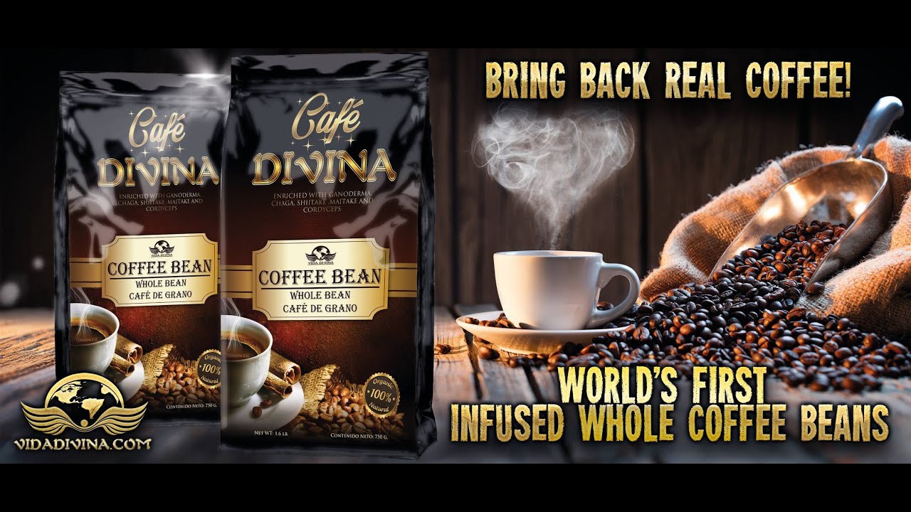 Vida Divina, Cafe Divina INFUSED WHOLE COFFEE BEAN!! YouTube