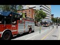 FIRE TRUCKS AND CHIEF RESPONDING ARE BLOCKED BY IDIOT DRIVER - MONTREAL FIRE DEPARTMENT | RARE