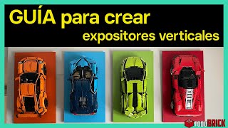 Cómo crear expositores verticales (BARATOS) para tu colección de coches de LEGO DIY 42143 42115+