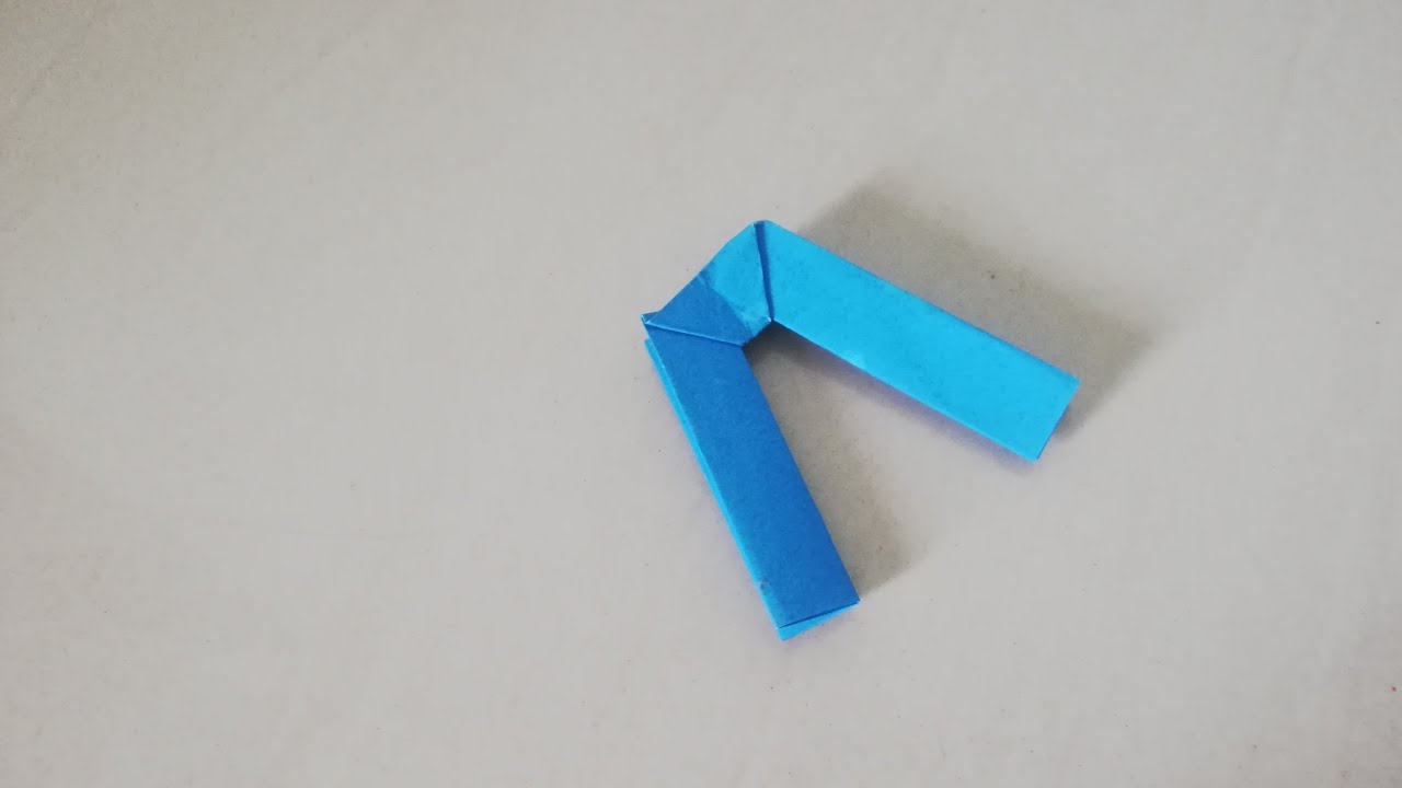 How To Do An Origami Jeans ||Easy Origami || Origami Dress