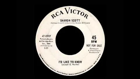 Sharon Scott - I'd Like To Know
