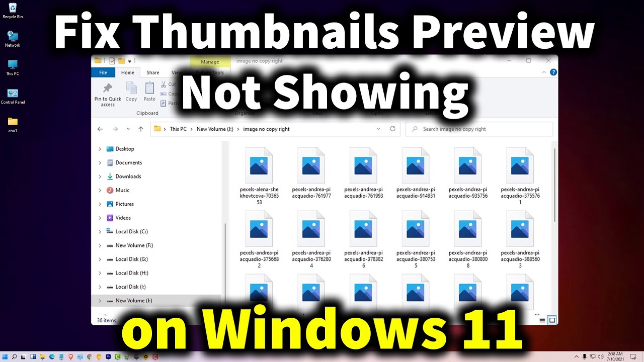 How To Fix Thumbnails Preview Not Showing On Windows 11 Youtube