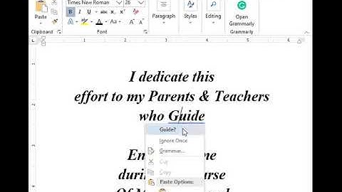 Lecture 3 Internship Report Formatting Guidelines Using MS Word