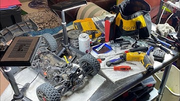 Arrma Typhon 3s shock tower break and temporary fix