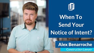 When is the best time to send a Notice of Intent to Lien?