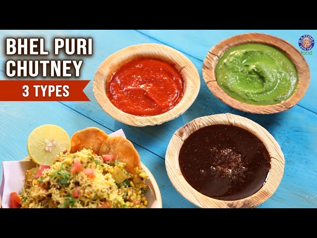 3 Basic Chutney For Bhel Puri | Sweet Jaggery Chutney, Green Chilli Chutney, Garlic Chutney | Ruchi | Rajshri Food