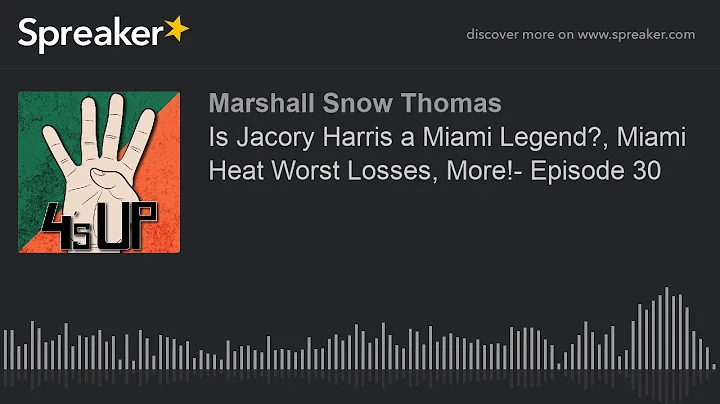 Is Jacory Harris a Miami Legend?, Miami Heat Worst...