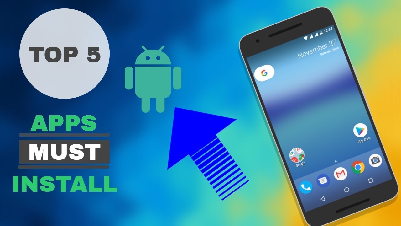 Top 5 Android Apps 🔥 | #EP 1 Must Install Apps - YouTube