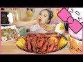 SPICY SEAFOOD BOIL ft. SHRIMP & CRAWFISH | MUKBANG