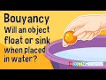 Buoyancy and Object Behavior in Water