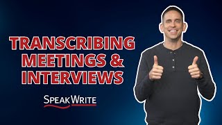 Save time transcribing your meetings and interviews Interview Transcript Assignment
