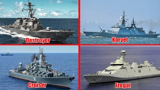 Perbedaan Korvet, Fregat, Destroyer, Cruiser dll. Jenis-Jenis Kapal Perang screenshot 4