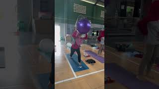 @Yogalates Gym Ball Surabaya With Olin #yogalates #guruyogasurabaya #yogateacher #guruyoga