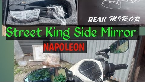 STREET KING (NAPOLEON) SIDE MIRROR / Honda Click 125 v3 @jomototv3973