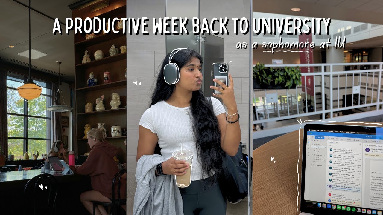 UNI VLOG 💻 | a productive week in my life back to university *sophomore ...