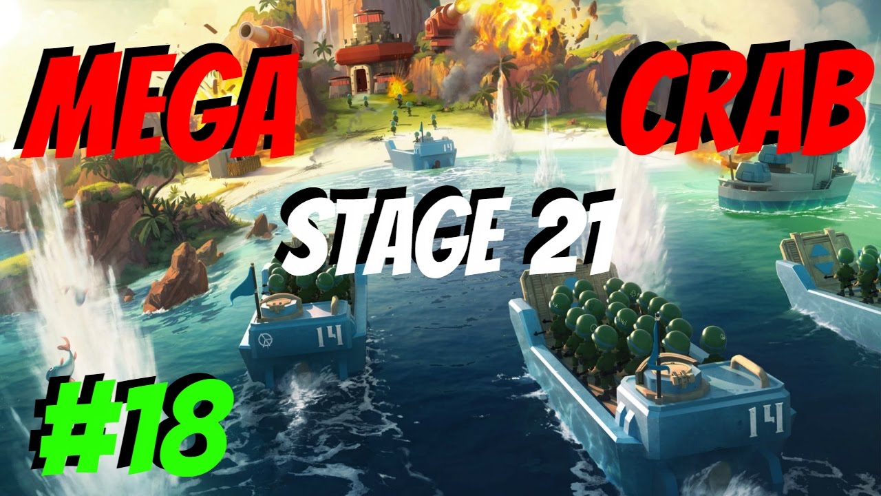 Mega Crab Stage 21 | Boom Beach #18 | MexiGamer puppy paradise