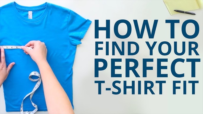 How to Measure a T-Shirt to Find Your -