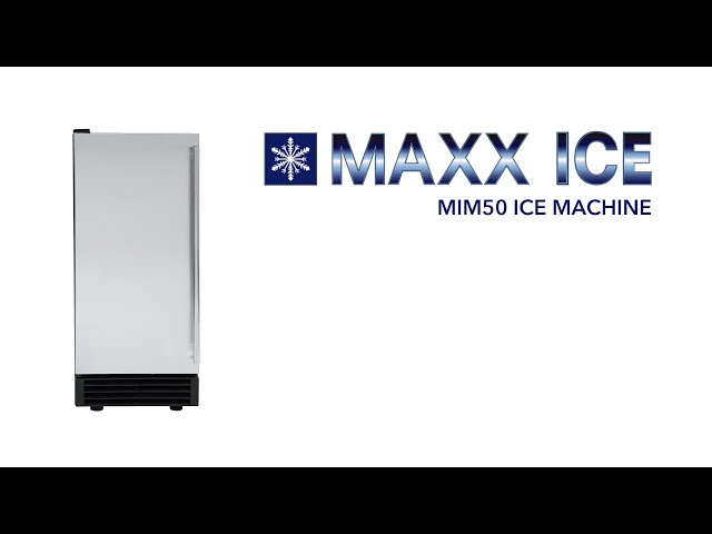 Maxx Ice Icemaker 50 lb, Comm Freestand w/ DrainPump, Energy Star