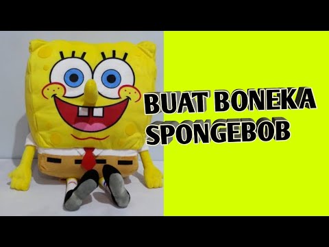 Cara membuat boneka spongebob  dari kain  fanel YouTube