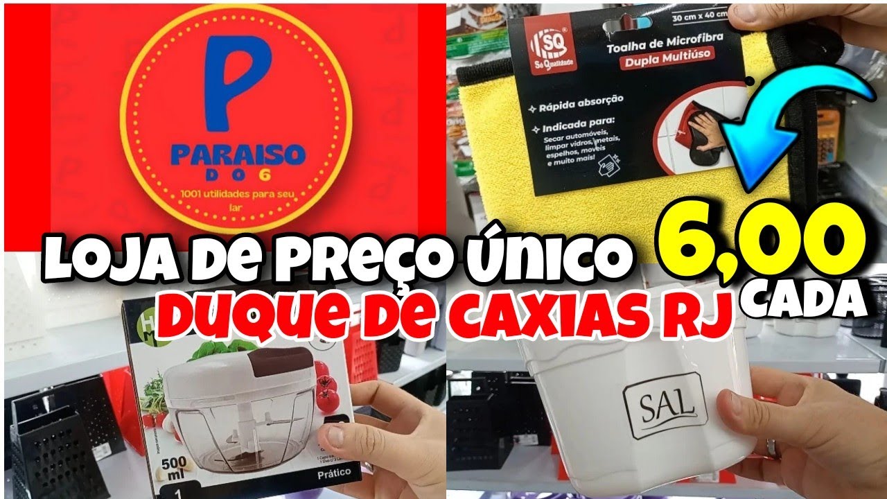 ✅ACHADINHOS NA LOJA  PARAÍSO DO 6 TUDO POR R$:6,00😱DUQUE DE CAXIAS RJ 🥰😘#achadinhos  #achados