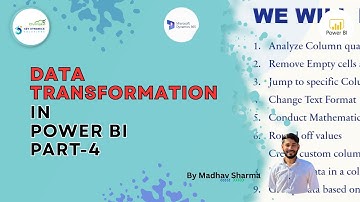 Data Transformation in Power BI Part 4 || 16
