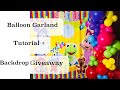 How to Fill Gaps on your Balloon Garland + Backdrop Giveaway (closed)
